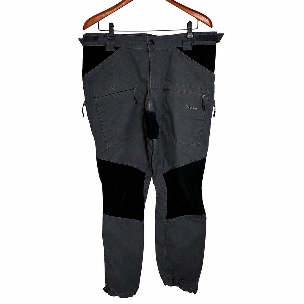 Zoomhill Mens Pro Hiking Pants Charcoal Gray Black Outdoor Trekking Size L